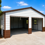 Metal Garages- Chesapeake VA 24x25x9 vertical roof
