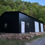 Metal Garages- Pigeon Forge TN 24x40x10 with two 10x8 roll up doors