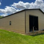 Metal Garages- Pigeon Forge TN 30x70x12 vertical roof garage