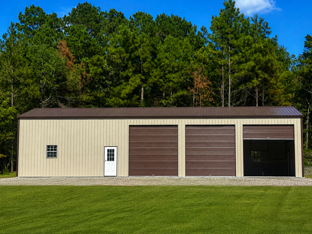 30x65x14 vertical roof garage