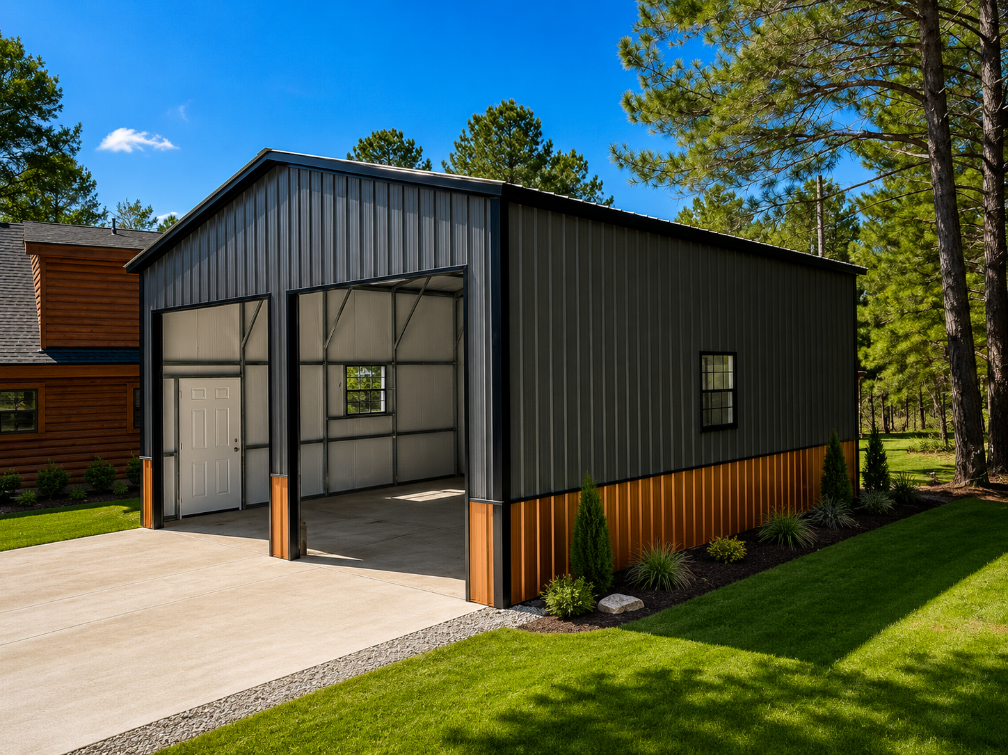 24x30 Steel Garage in Randleman, North Carolina