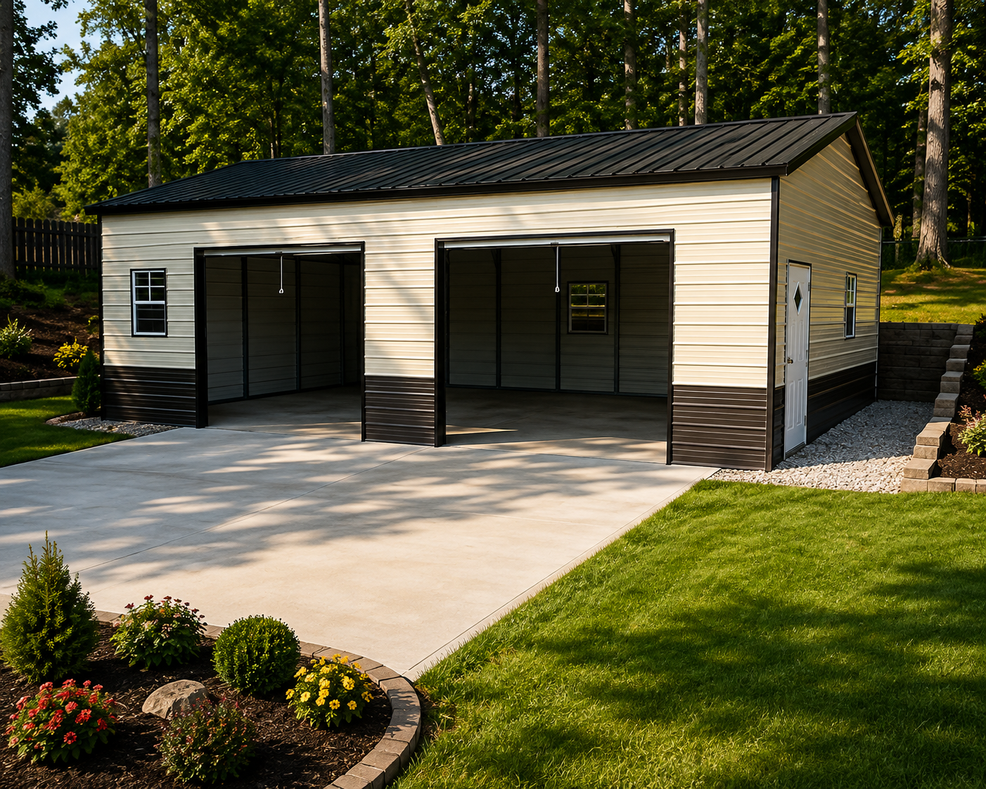 30x35 Steel Garage in High Point, North Carolina