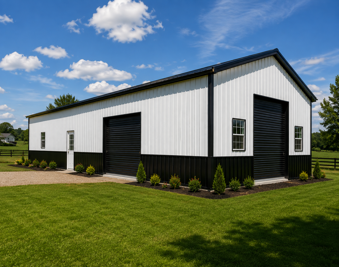 24x40 Steel Garage in Browns Summit, North Carolina