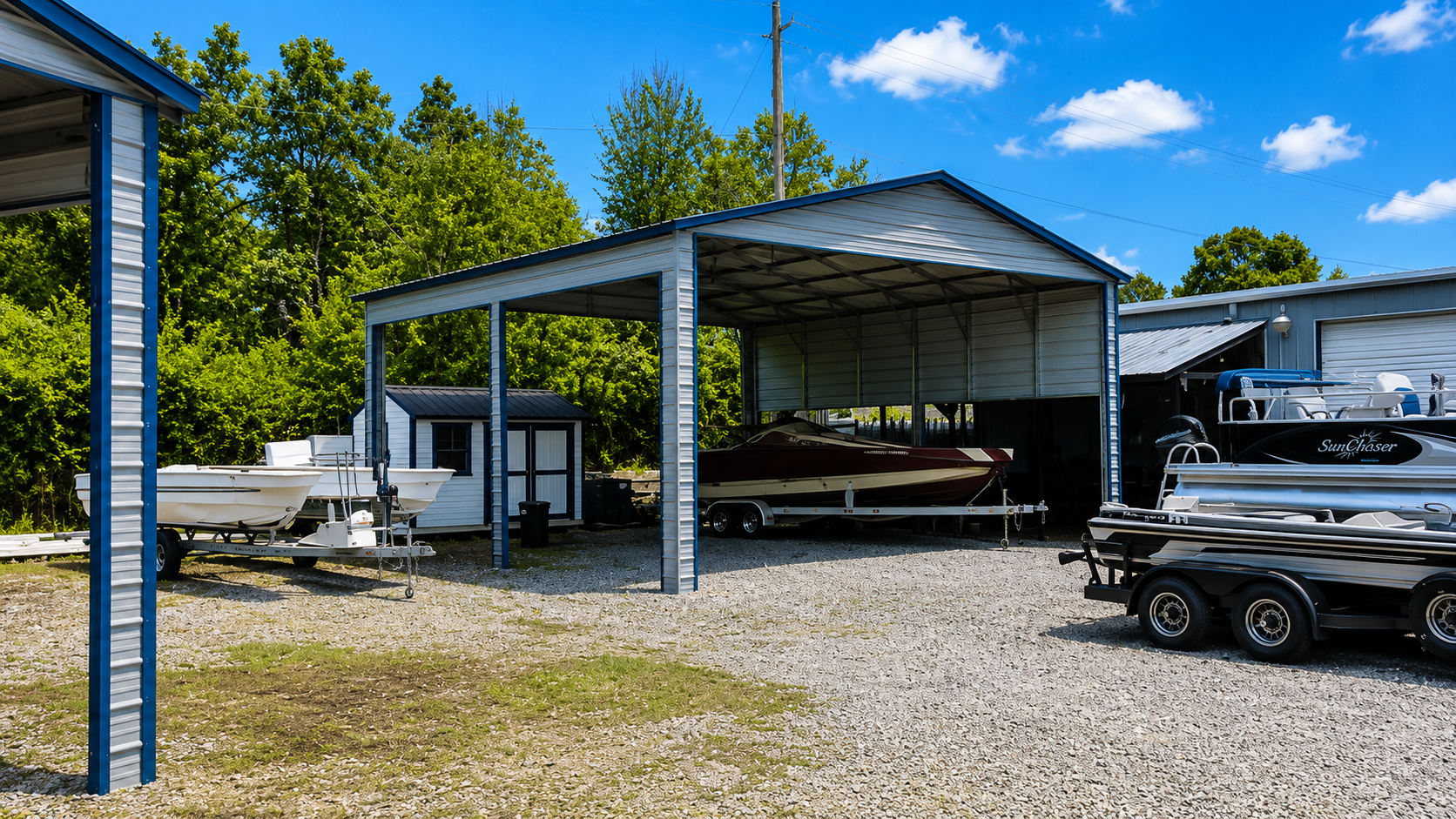 24x30 Carport with Frame-outs in Sparta, North Carolina