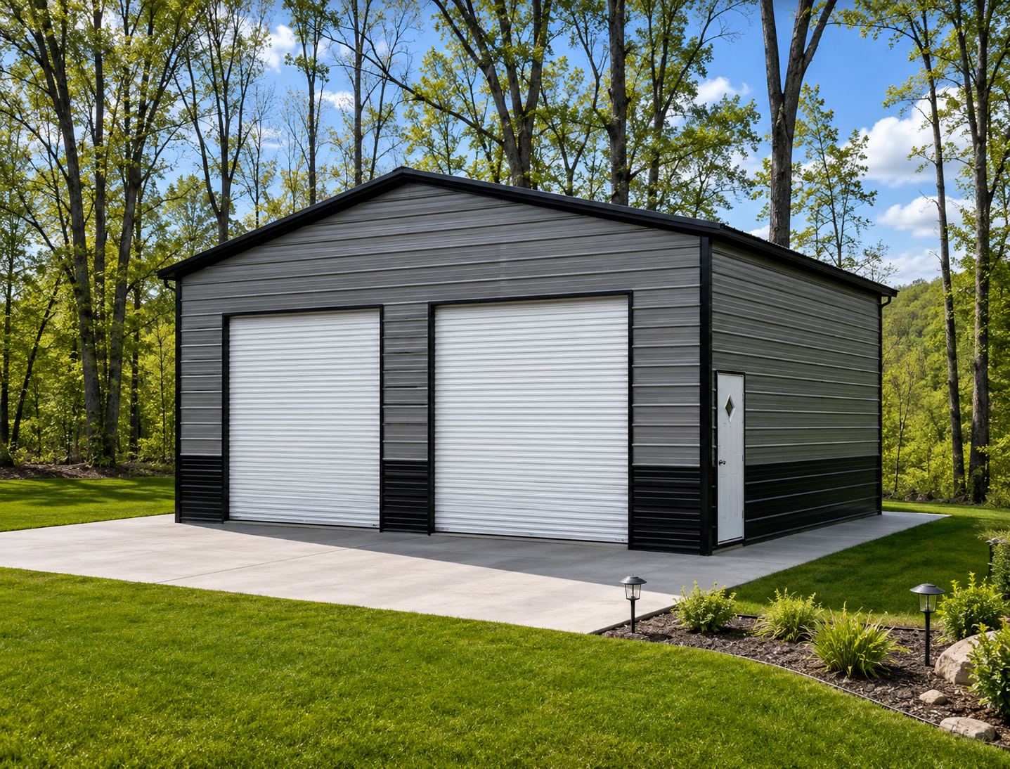 30x25 Steel Building in Liberty, North Carolina